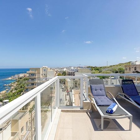 Ferienwohnung Lux Sea Front Penthouse With Breathtaking Views In St Pauls By 360 Estates St. Paul's Bay Exterior foto