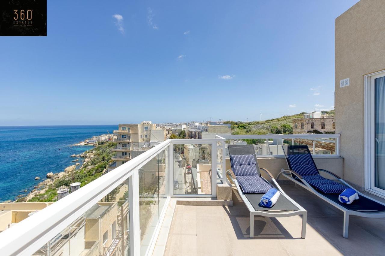 Ferienwohnung Lux Sea Front Penthouse With Breathtaking Views In St Pauls By 360 Estates St. Paul's Bay Exterior foto